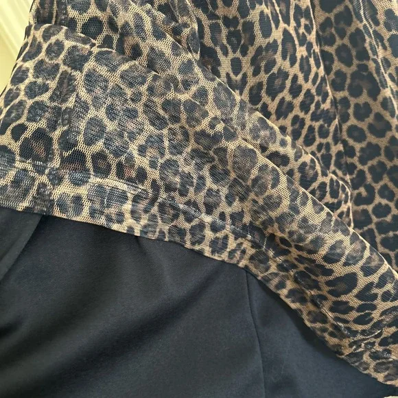 Vintage Y2K‎ Cheetah Print Maxi Midi Slip Dress Medium Brown Black Whimsygoth - Picture 7 of 13